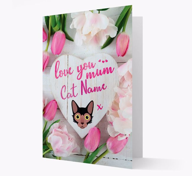 'Love You Mum' - Personalised {breedCommonName} Card